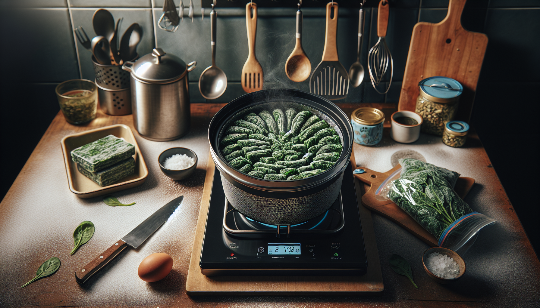 Jak i ile gotować mrożony szpinak