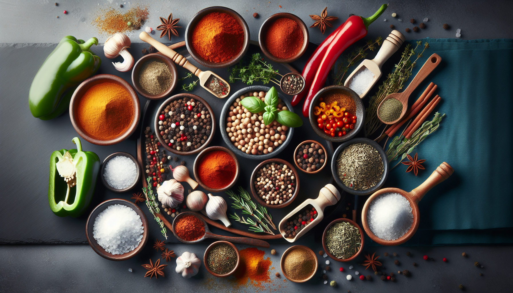 Przyprawy podstawowe — co warto mieć w szafce